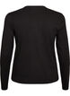 Langarm-Basic-T-Shirt mit Rundhalsausschnitt, Schwarz, Packshot image number 1