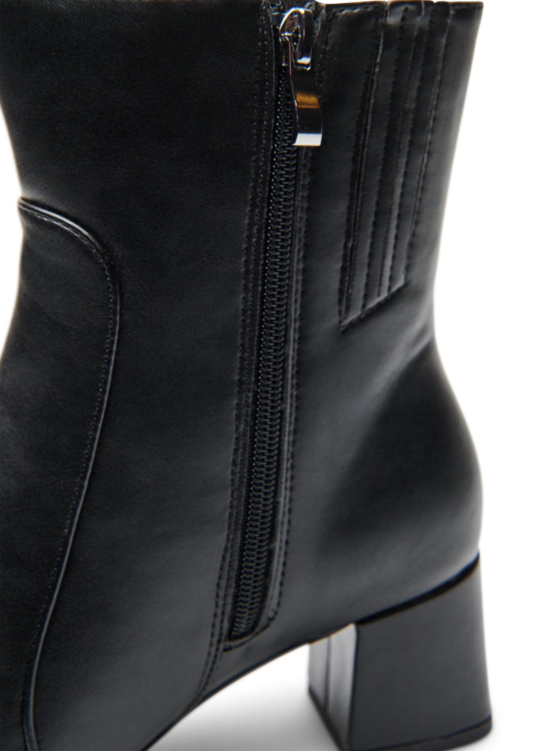 Zizzi Large - Bottines &agrave; talon bloc, Noir, Packshot image number 4
