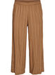 Pantalon large en lin et viscose, Marron, Packshot image number 0