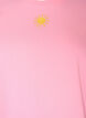 T-Shirt aus Bio-Baumwolle mit Textmotiv, Pink, Packshot image number 2