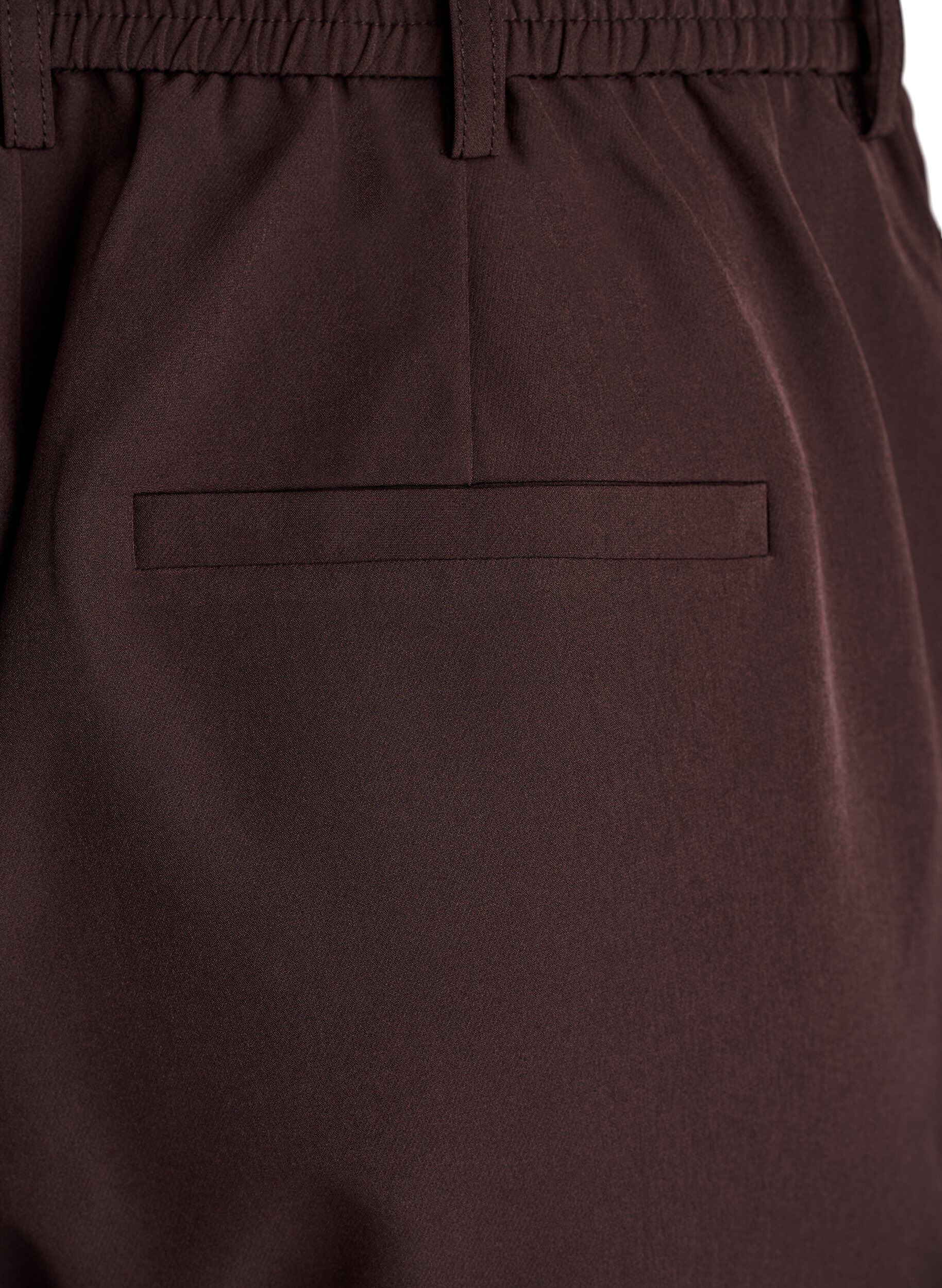 ZizziHose mit Taschen und geraden Beinen, Braun, Packshot image number 3