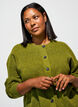Cardigan en tricot c&ocirc;tel&eacute; avec boutons, Vert clair, Model image number 3