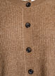 Cardigan en tricot c&ocirc;tel&eacute; avec boutons, Marron, Packshot image number 2