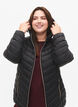 Leichte Steppjacke mit Kapuze, Schwarz, Model image number 3