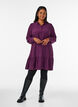 Robe chemise courte avec volants, Violet, Model image number 1