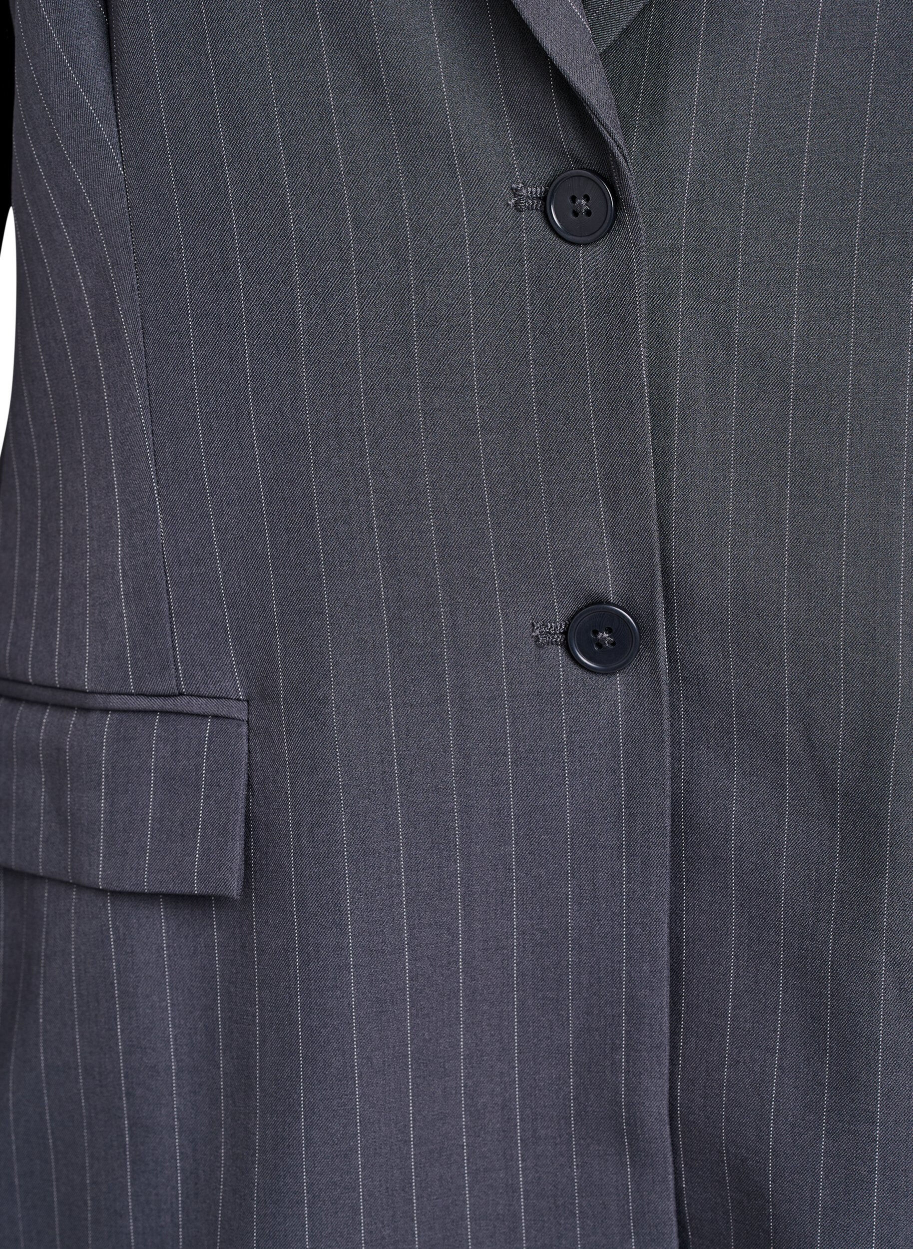 Zizzi FLASH - Blazer avec poches et fentes, Gris anthracite, Packshot image number 2