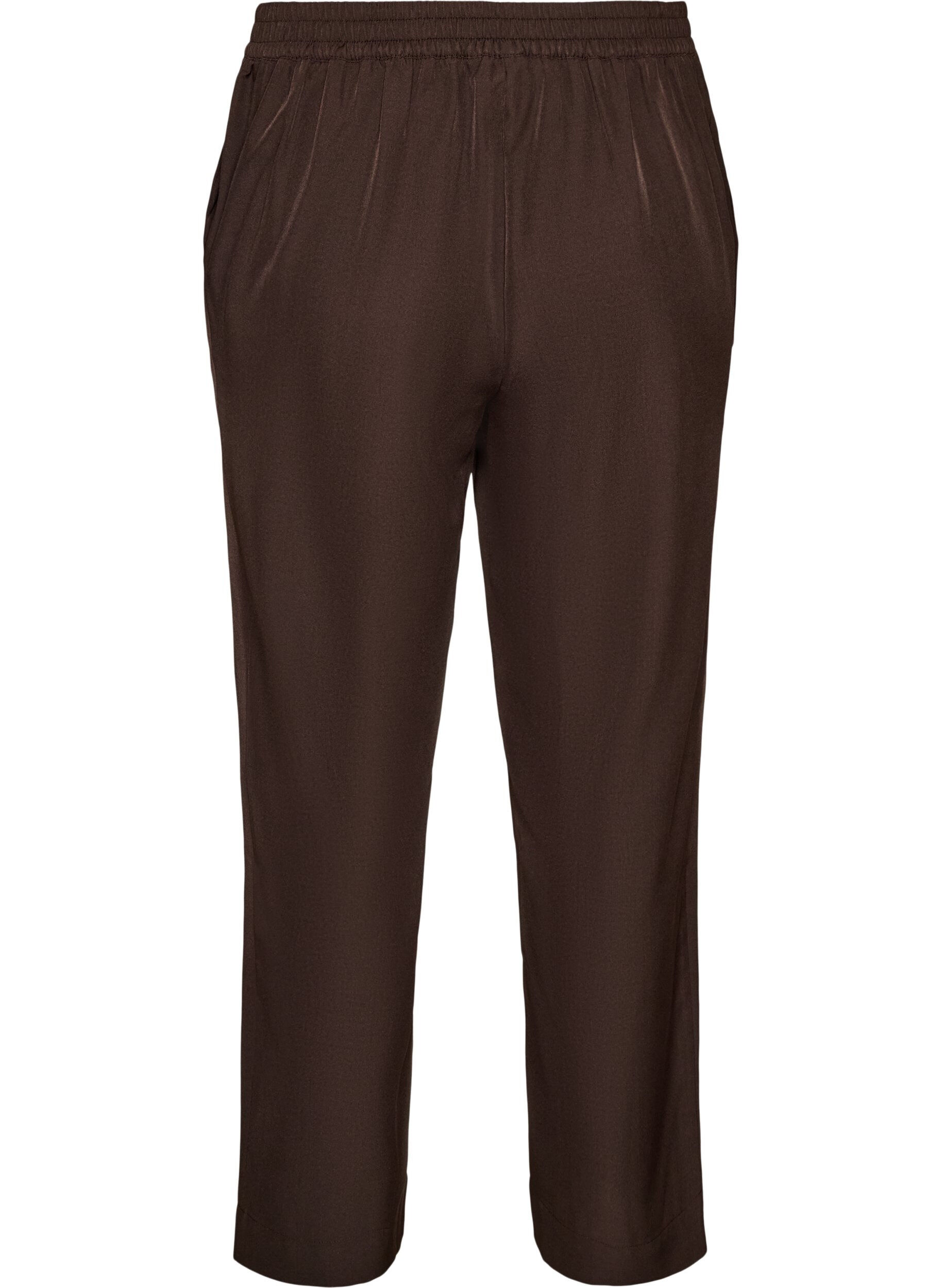 ZizziPantalon ample avec poches, Marron, Packshot image number 1