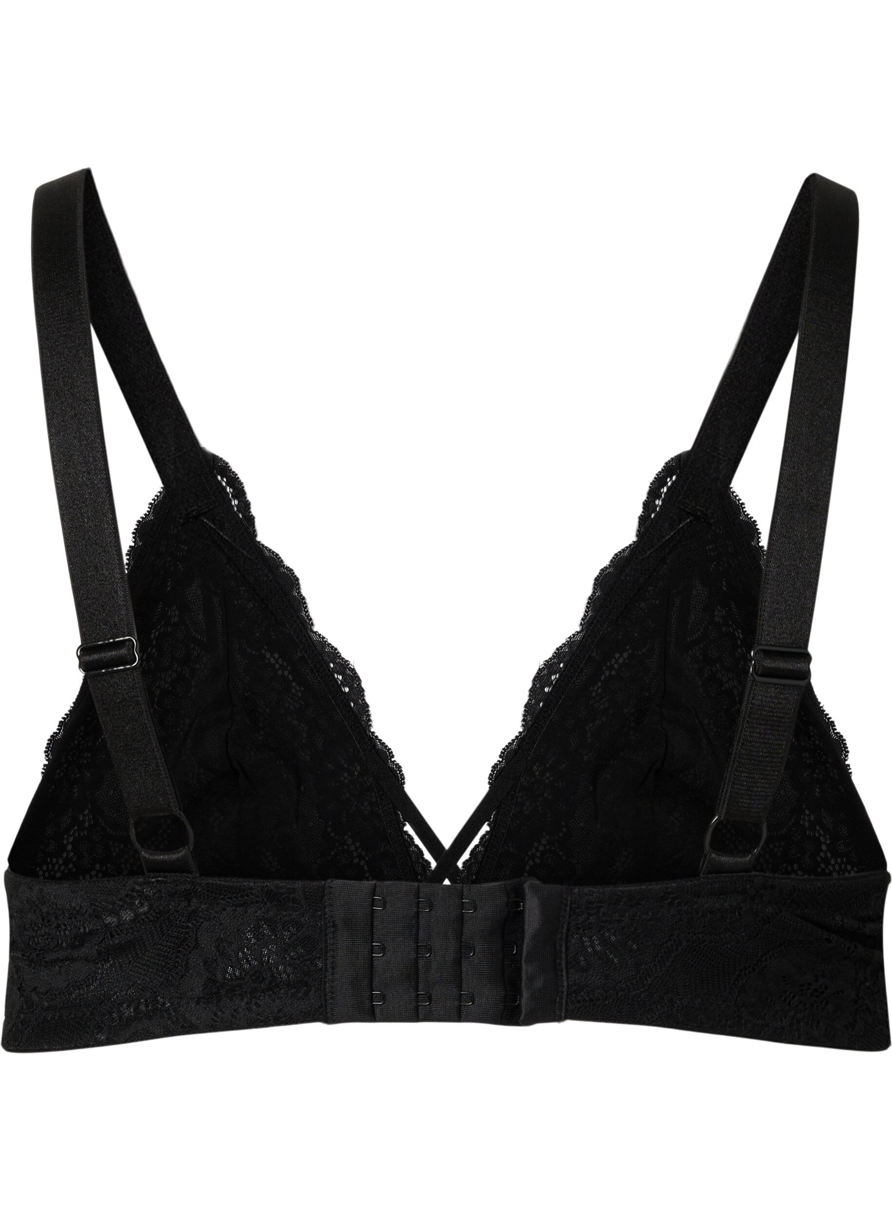 Zizzi Soutien-gorge en dentelle, Black, Packshot image number 1