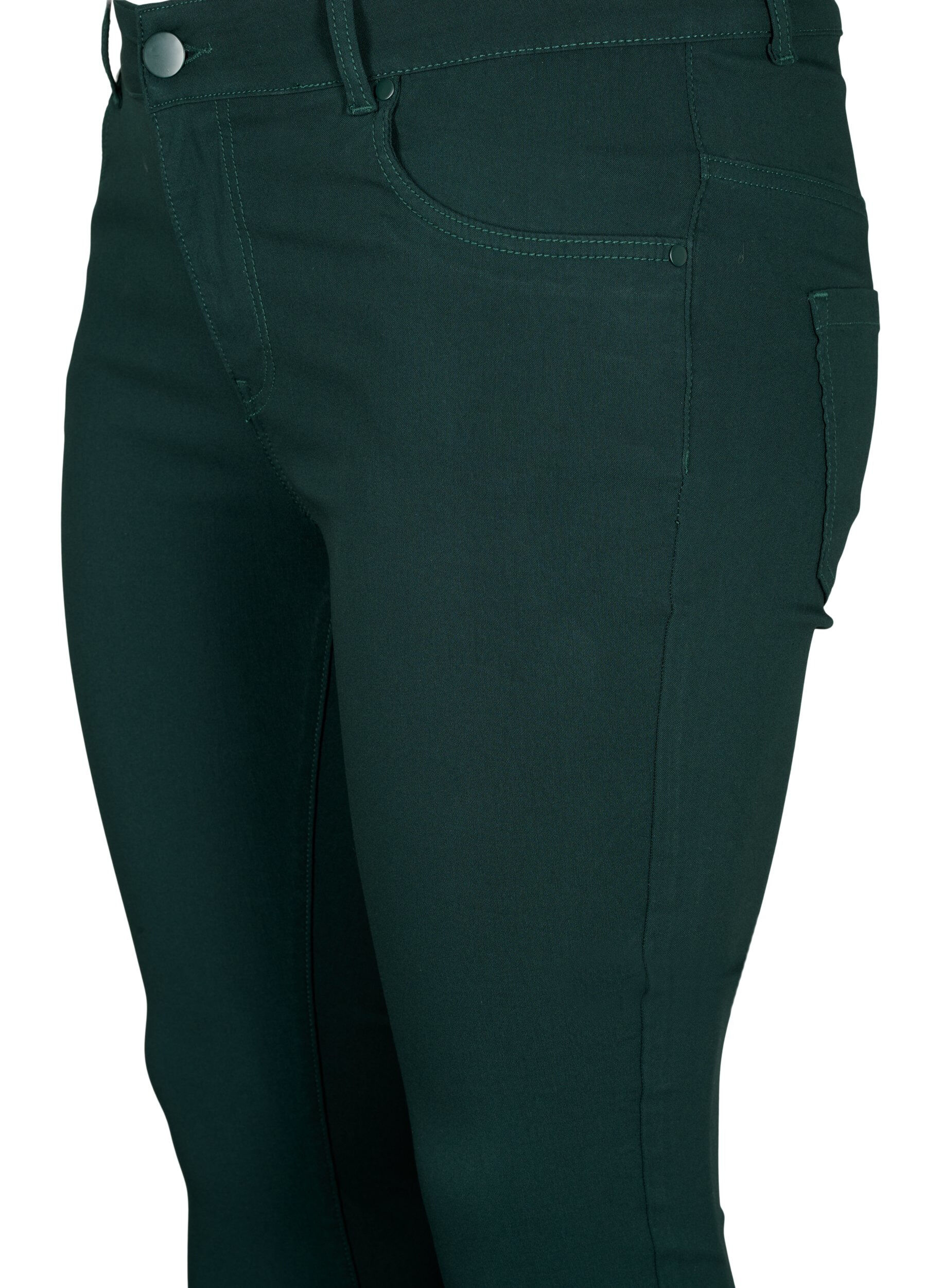 Zizzi Pantalon, Vert fonc&eacute;, Packshot image number 2