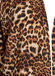 Viskose-Kimono mit 3/4-&Auml;rmeln, Braun, Packshot image number 2