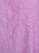 Bluse aus Leinen und Viskose mit 3/4-&Auml;rmeln, Lila, Packshot image number 2