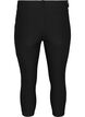 Slim Fit Caprihose aus Viskosemischung, Schwarz, Packshot image number 1