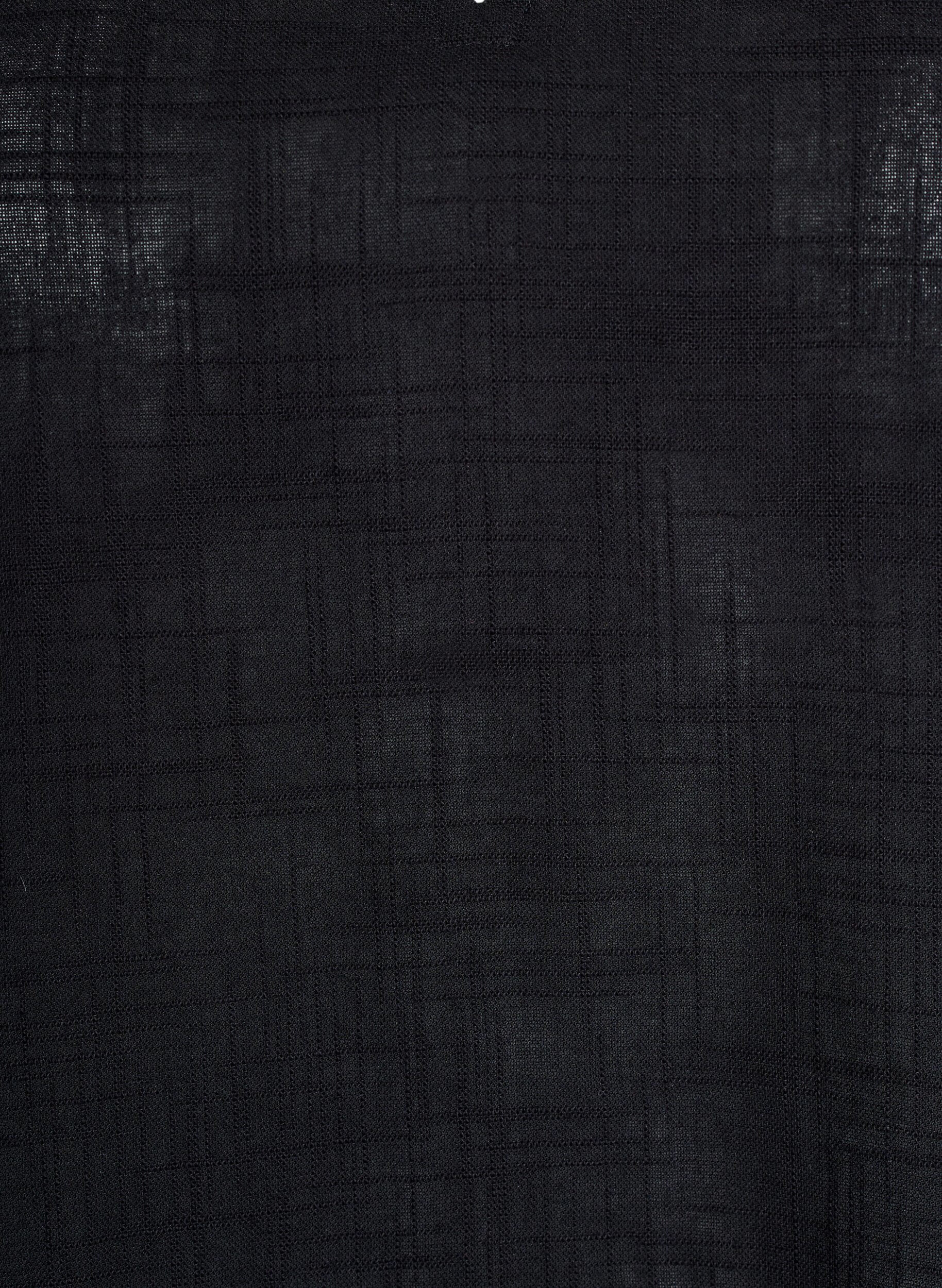 Zizzi FLASH - Lockere Bluse mit angeschnittenen &Auml;rmeln, Schwarz, Packshot image number 2