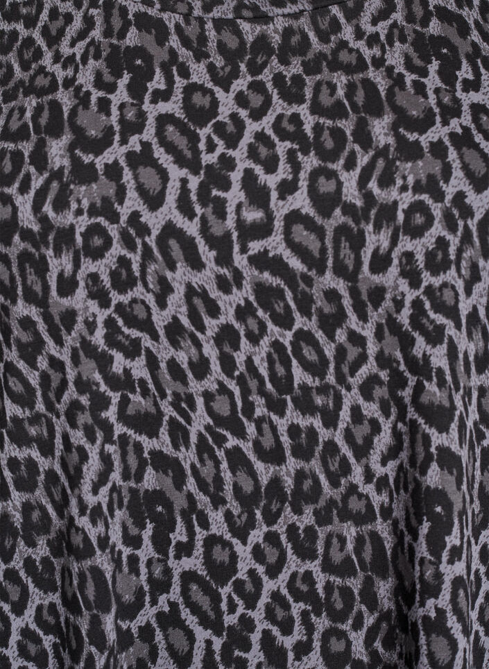 Robe T-shirt courte en jersey de coton, Gris, Packshot image number 2