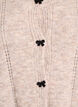 Cardigan mit Schleifenkn&ouml;pfen und Ajourmuster, Beige, Packshot image number 2