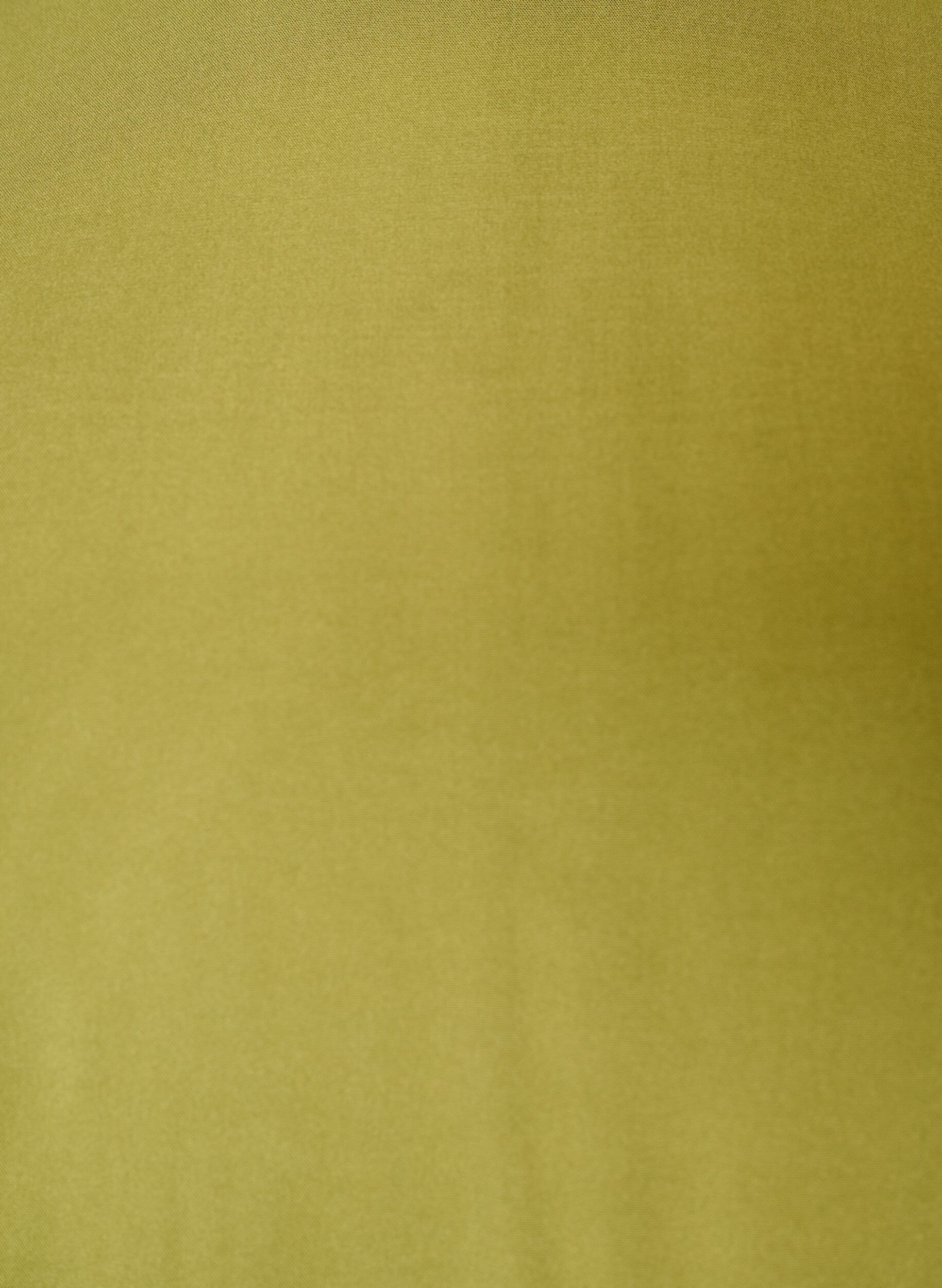 ZizziKurz&auml;rmelige, gewebte Bluse mit Rundhals, Gr&uuml;n, Packshot image number 2