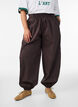 Ballonhose mit Taschen und elastischem Bund, Braun, Model image number 2