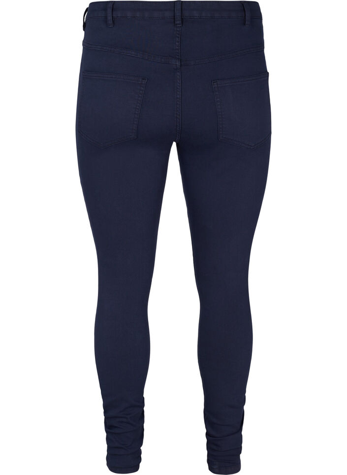 Super Slim Amy Jeans mit hoher Taille, Night Sky, Packshot image number 1