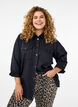 Chemise en jean avec poches de poitrine, Noir, Model image number 0