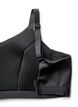 Leicht gepolsterter Sport-BH, Schwarz, Packshot image number 3
