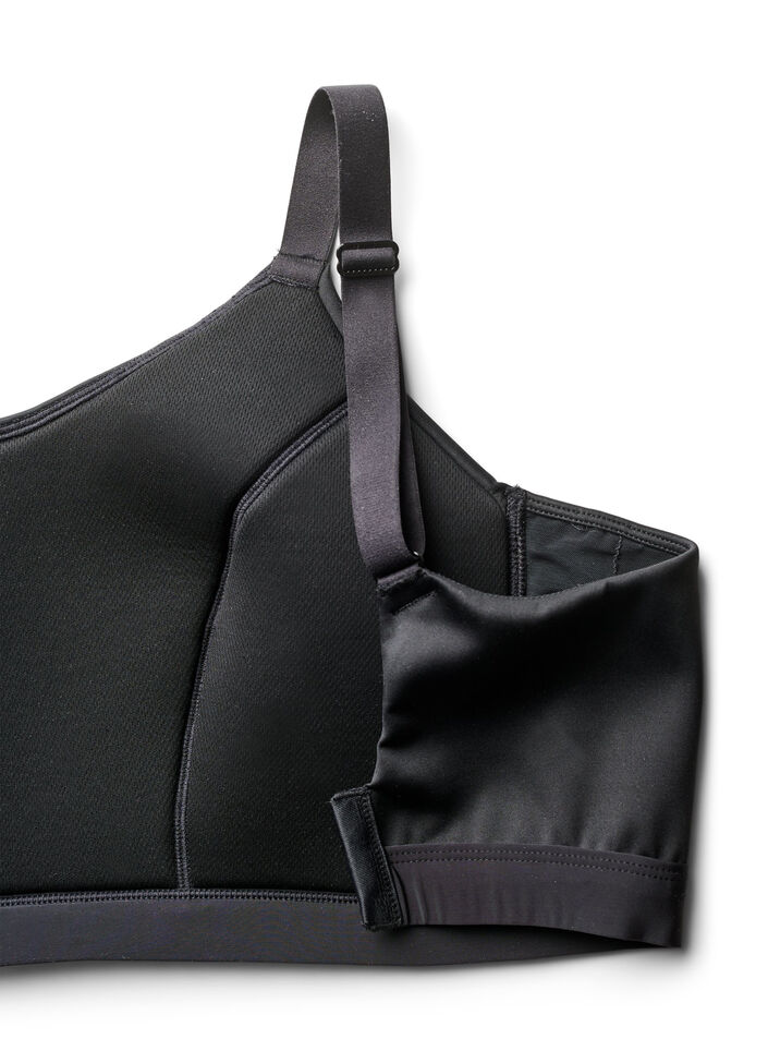Leicht gepolsterter Sport-BH, Schwarz, Packshot image number 3