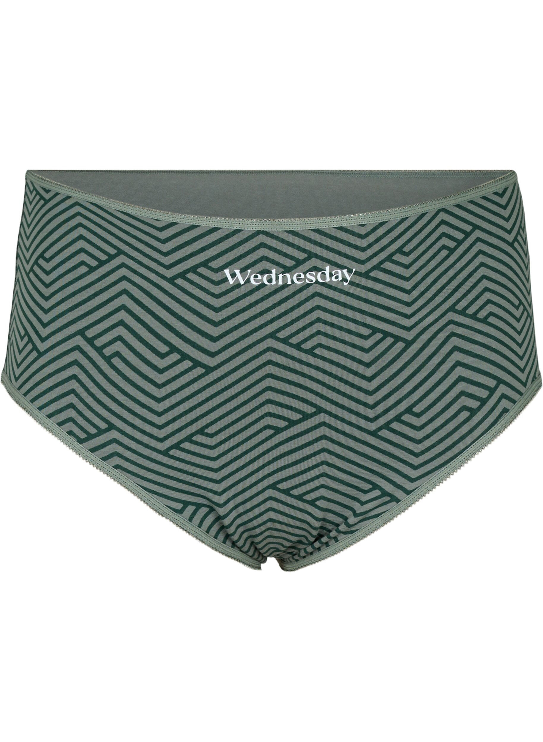 Zizzi 7-pack hipster avec taille r&eacute;guli&egrave;re, Scarab Multi Pack, Packshot image number 2