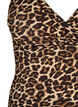 Maillot de bain avec dos croisé et inserts amovibles, Leopard Print, Packshot image number 2
