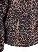 Sportjacke mit Leopardenprint und Kapuze, Braun, Packshot image number 3