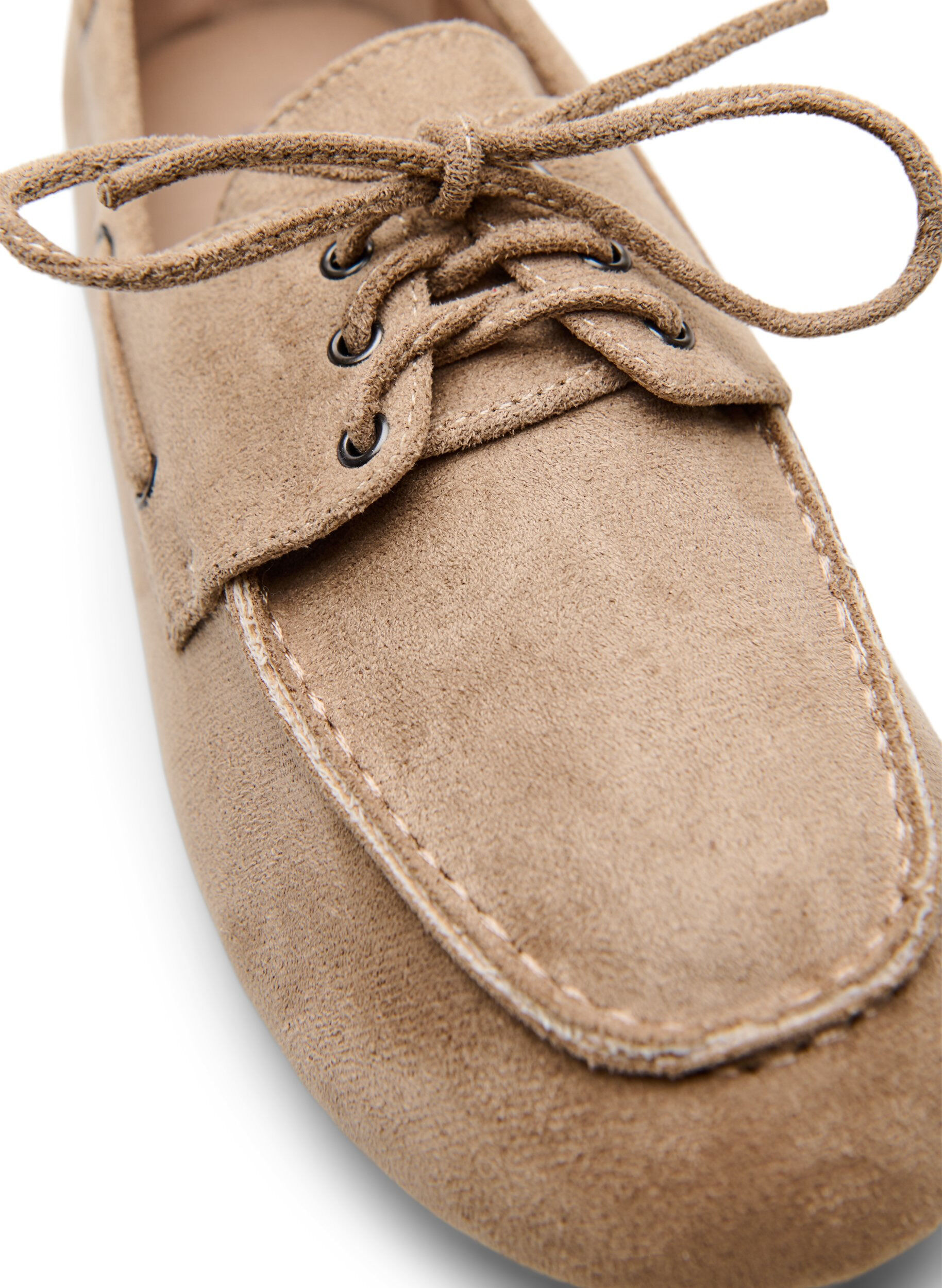 Zizzi Mocassins en su&eacute;dine, Beige, Packshot image number 2