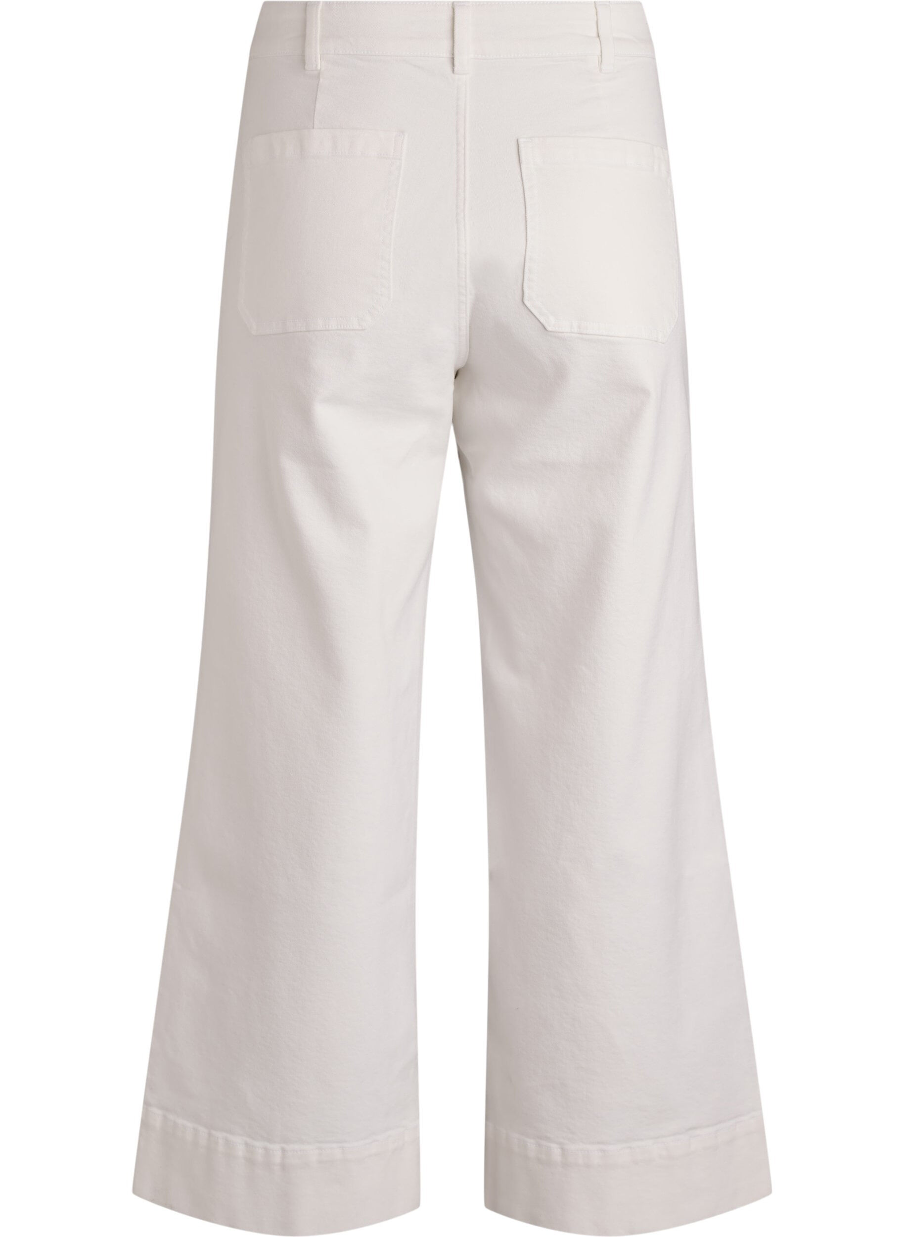 ZizziJean Myra taille haute coupe ample, Blanc, Packshot image number 1