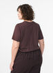 Basic-T-Shirt aus Baumwolle mit Rundhalsausschnitt, Braun, Model image number 2