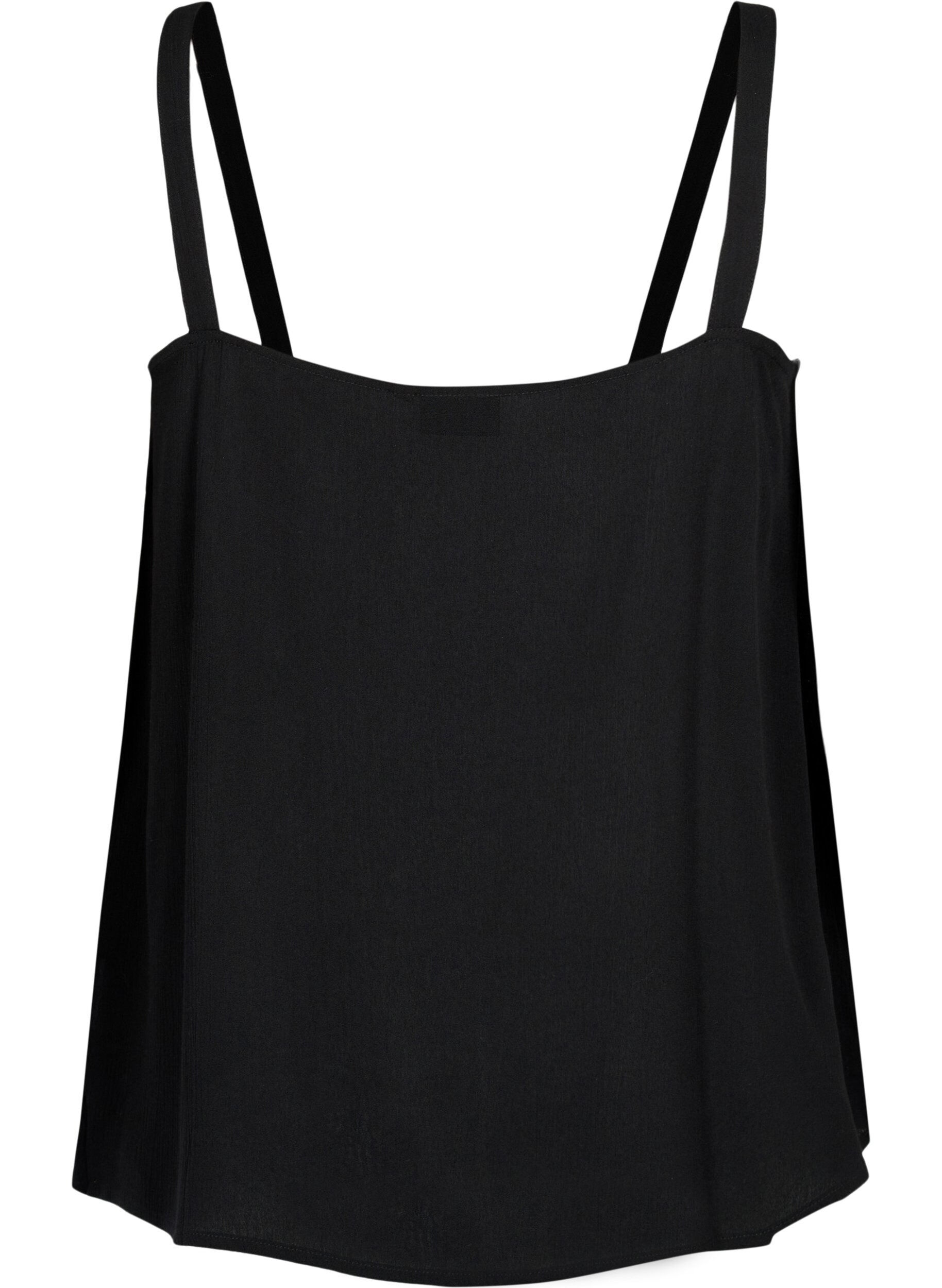 Zizzi Top sans manches en viscose, Black, Packshot image number 1