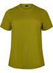 T-shirt basique en coton &agrave; col rond, Vert, Packshot image number 0