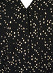 Blouse avec col en V et imprimé, Black Dot AOP, Packshot image number 2