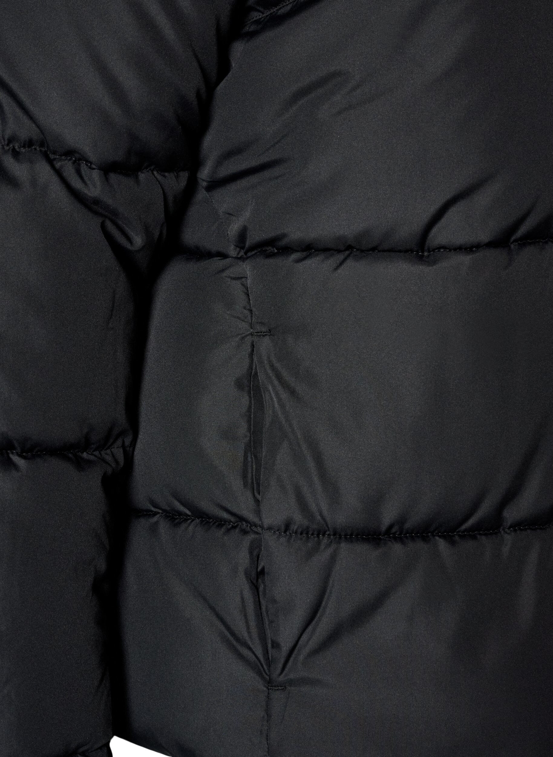 ZizziDoudoune courte avec col montant, Noir, Packshot image number 3