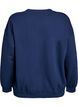 Sweat-shirt avec imprimé texte, Bleu, Packshot image number 1