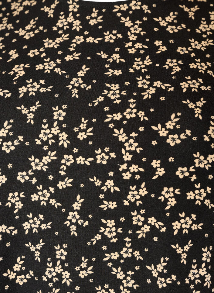 Lang&auml;rmelige Bluse, Schwarz, Packshot image number 2