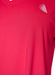 Lockeres Trainings-T-Shirt mit V-Ausschnitt, Pink, Packshot image number 2