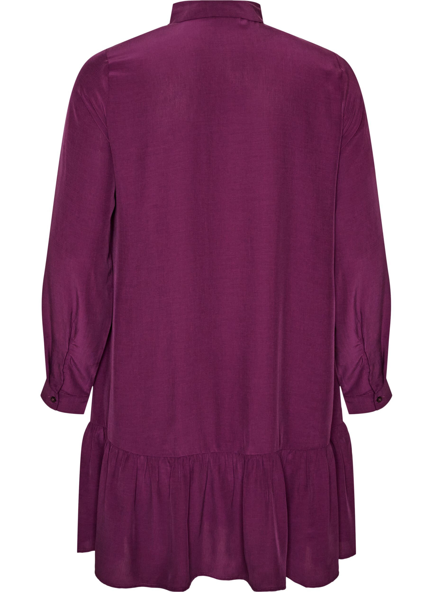 ZizziRobe chemise courte avec volants, Violet, Packshot image number 1