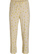 Pantalon de pyjama en jersey doux avec taille haute et imprim&eacute; fruits, Jaune clair, Packshot image number 0