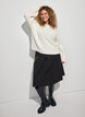 Pull &agrave; torsades, Vanille, Model image number 1