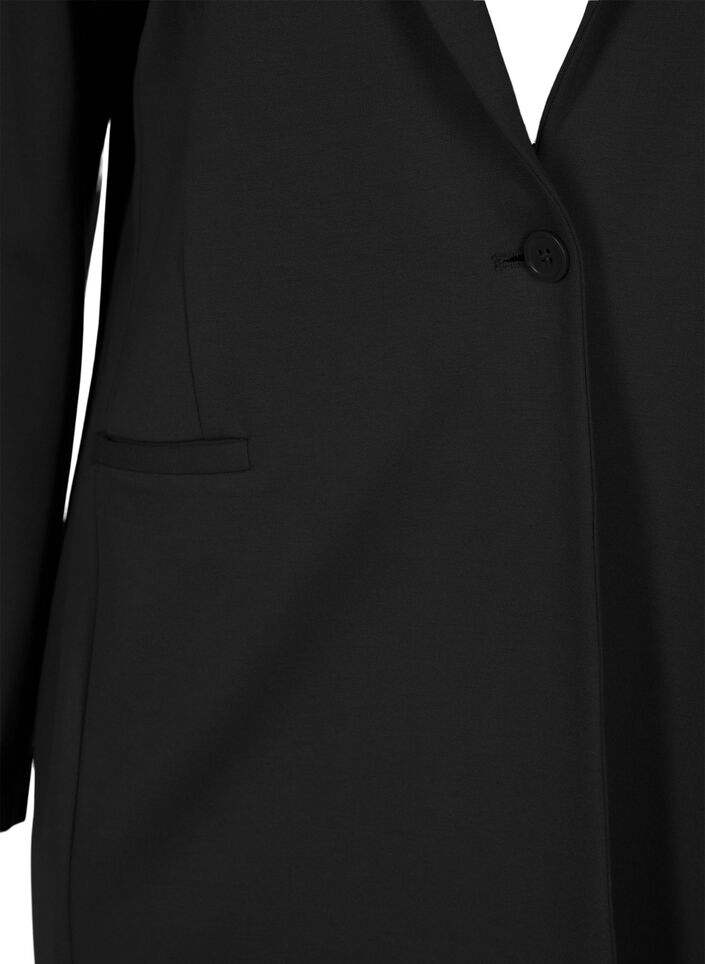 Blazer long, Black, Packshot image number 3