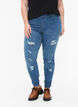 Jeggings mit Rissen, Blue denim, Model image number 2
