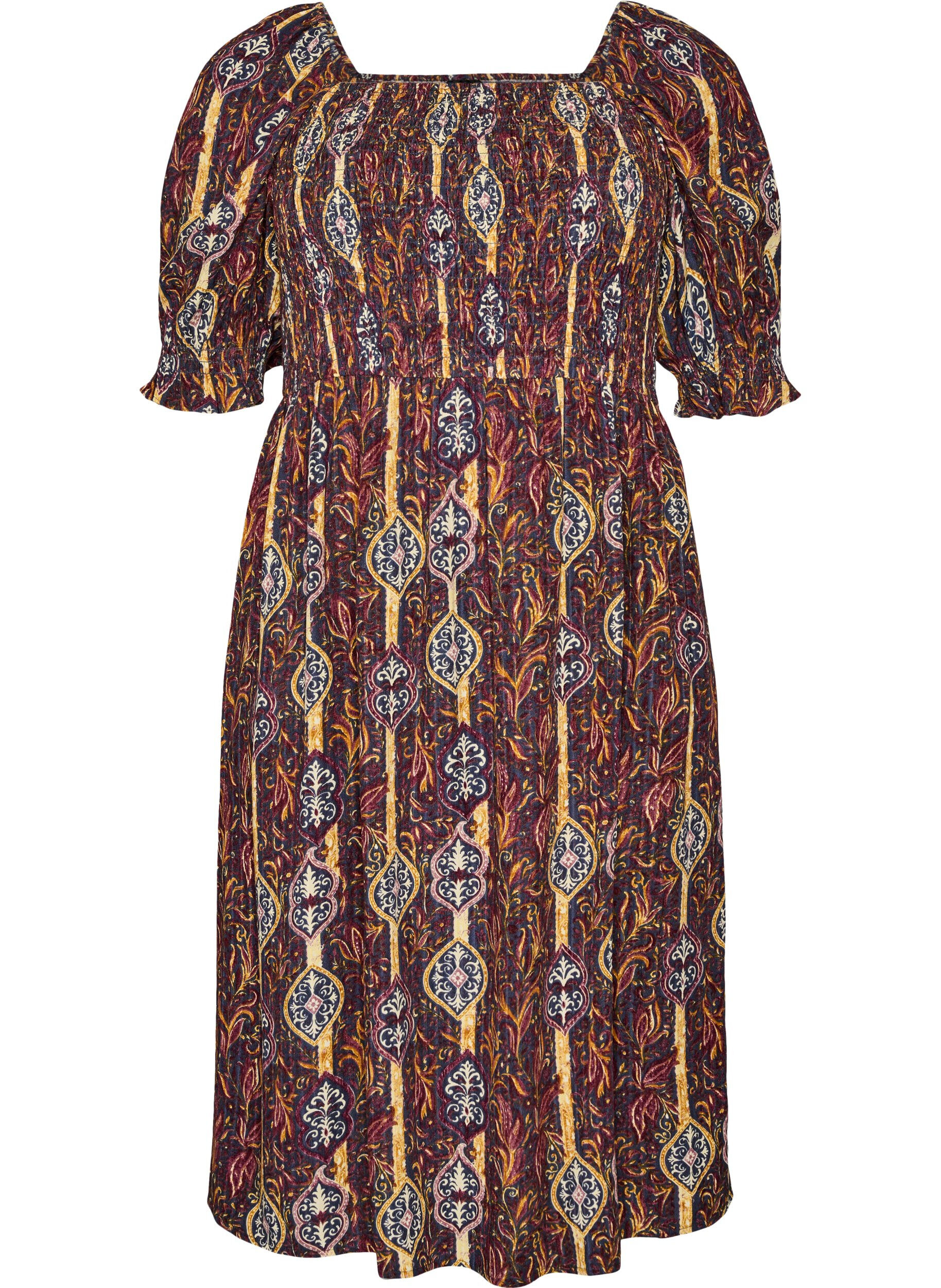 Sommerkleid aus Viskose mit Paisleymuster