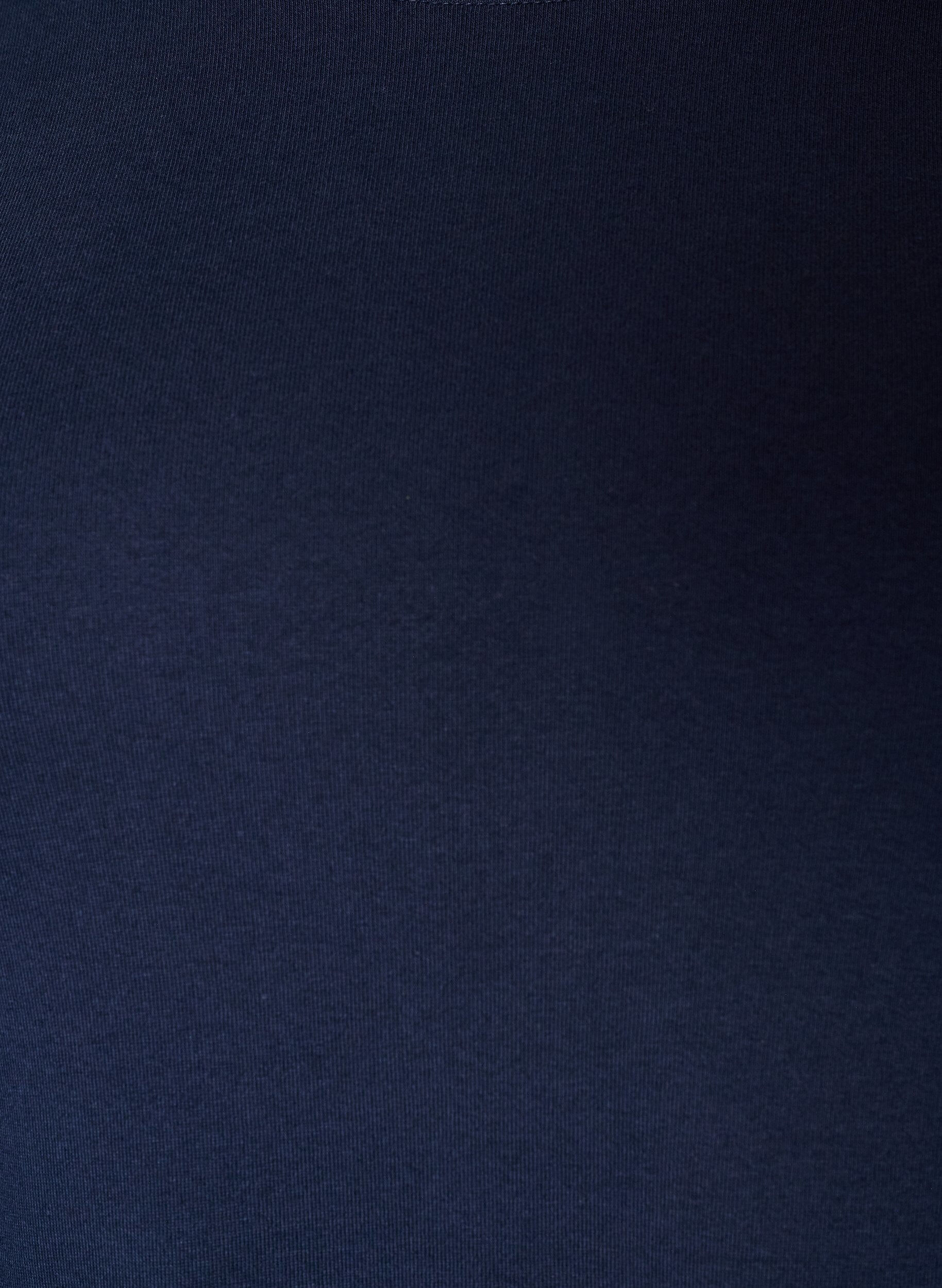 ZizziLangarm-Basic-T-Shirt mit Rundhalsausschnitt, Blau, Packshot image number 2