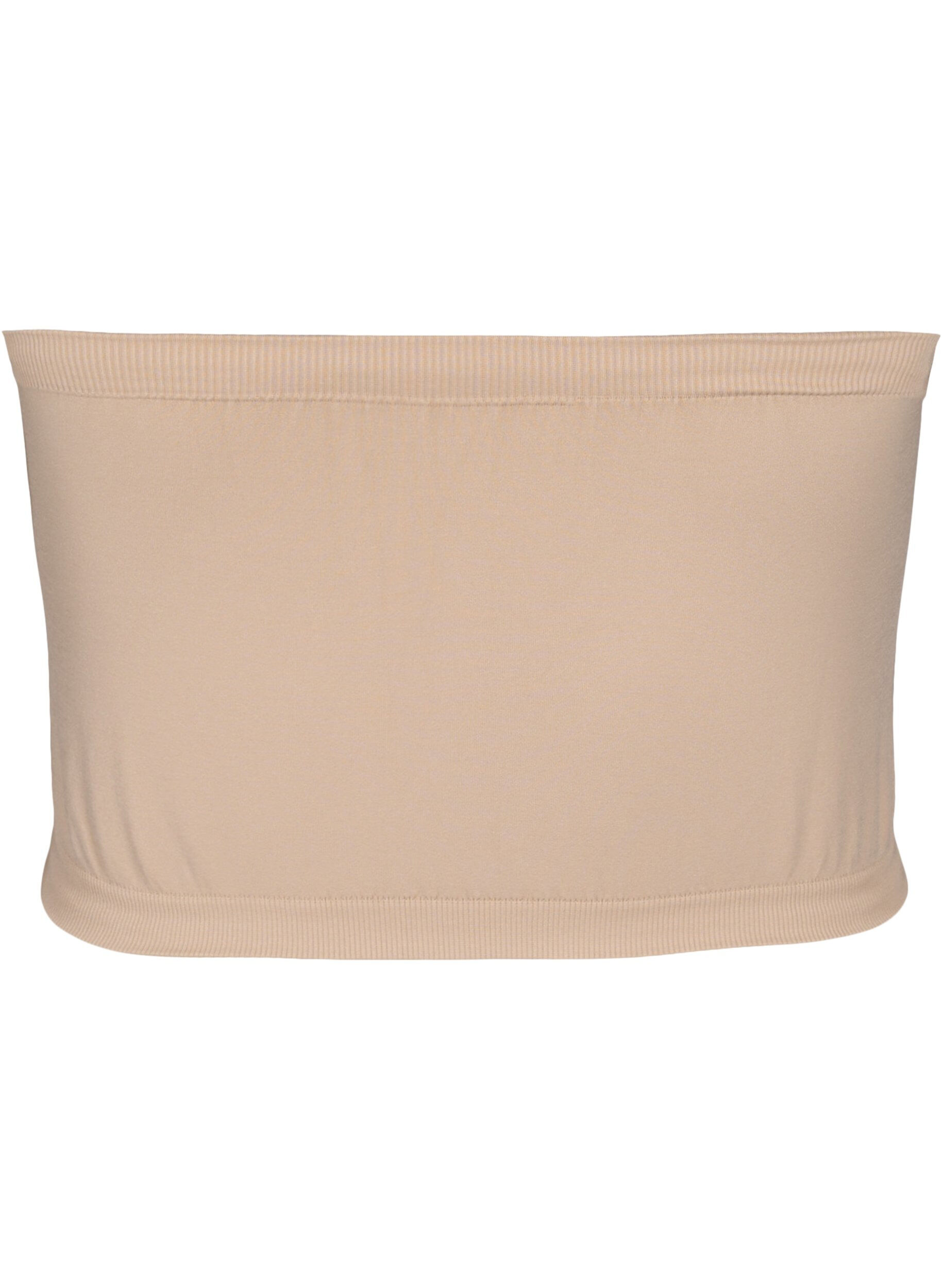 Zizzi Soutien-gorge bandeau, Beige, Packshot image number 1