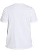 T-shirt en coton bio avec imprim&eacute; agrumes, Blanc, Packshot image number 1