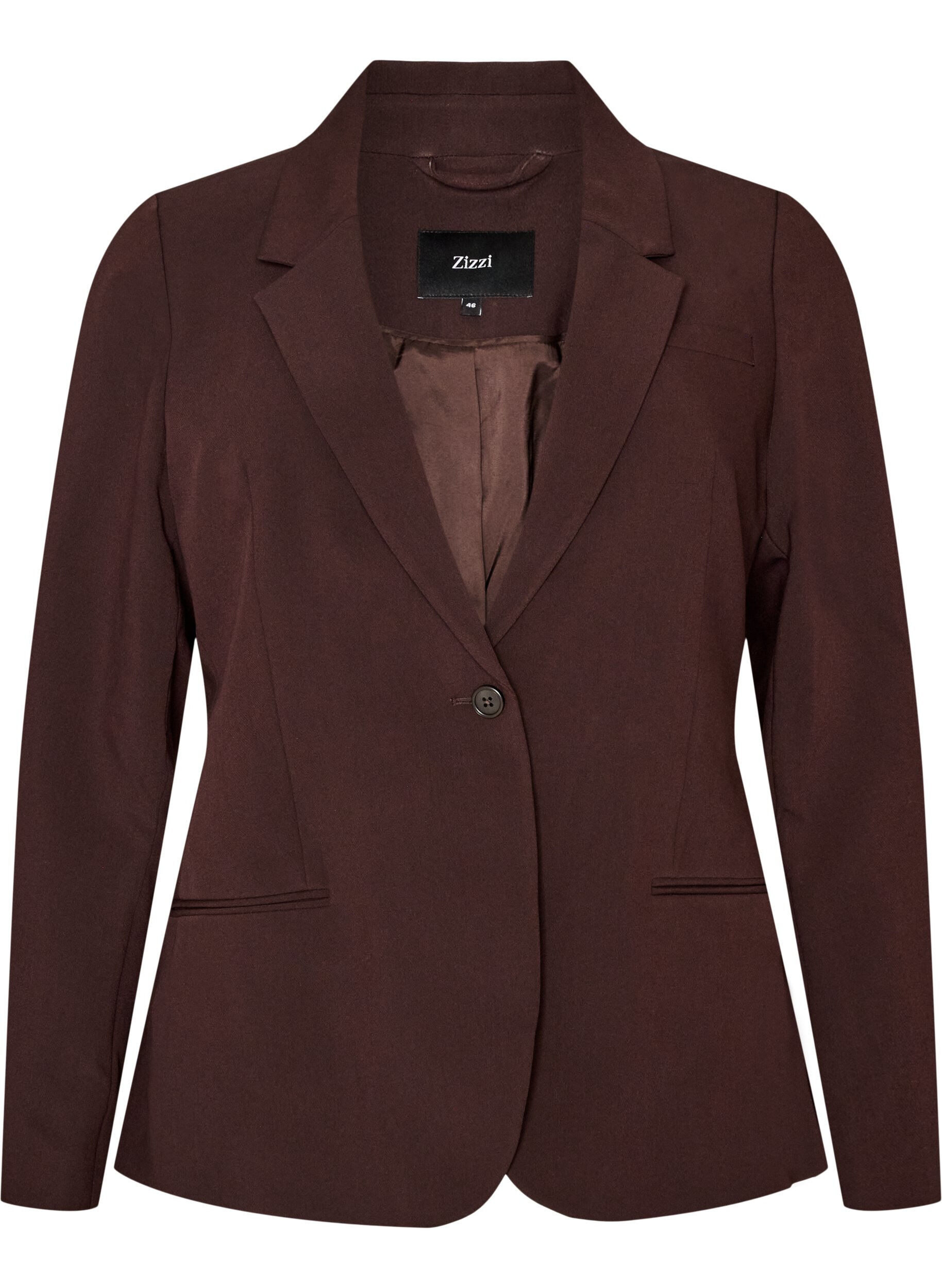 Blazer classique &agrave; fermeture &agrave; un bouton