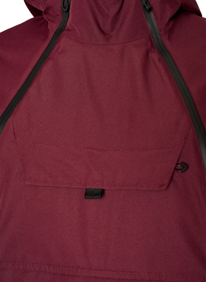 Funktioneller Ski-Anorak mit Kapuze, Rot, Packshot image number 2