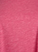 Lockeres Trainingstop mit kurzen &Auml;rmeln, Pink, Packshot image number 2